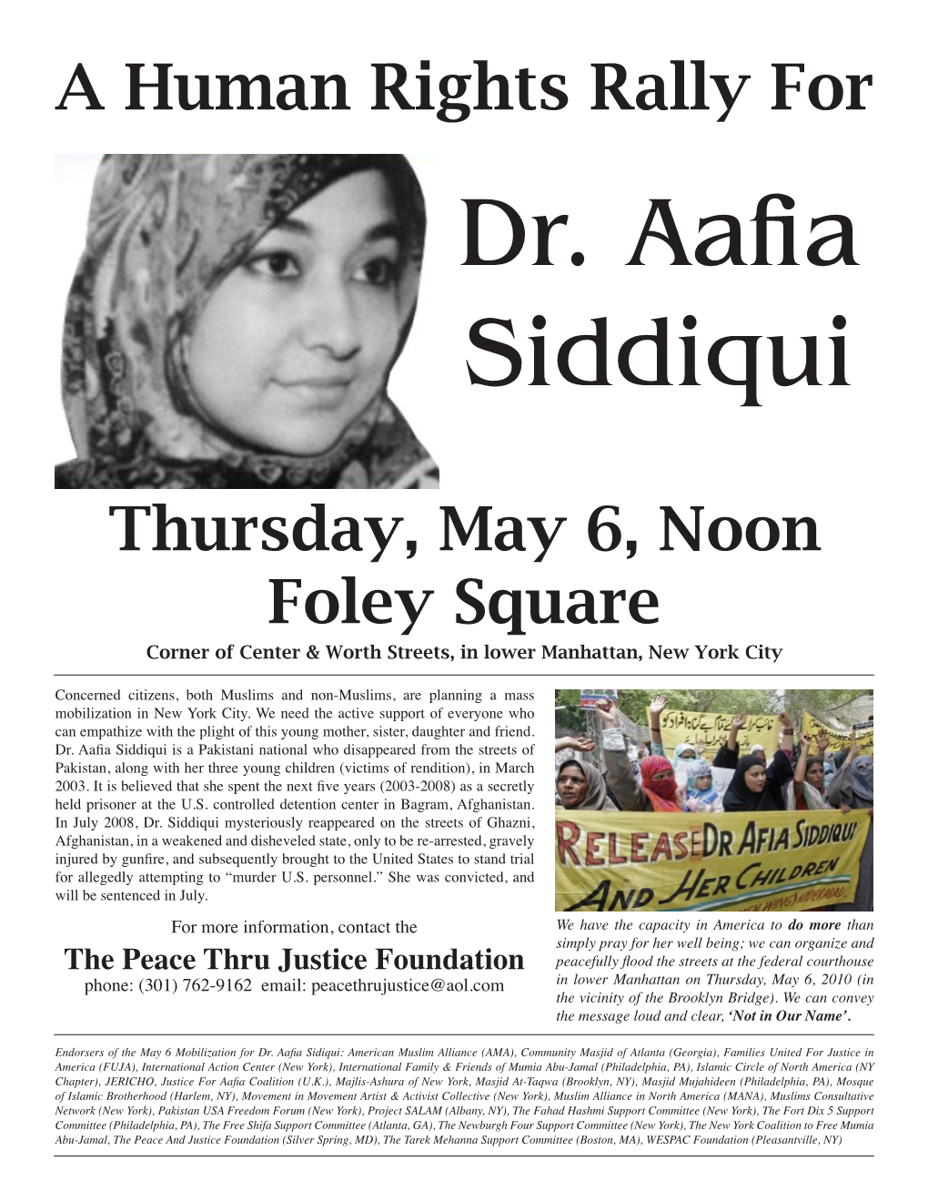 Dr. Aafia Siddiqui