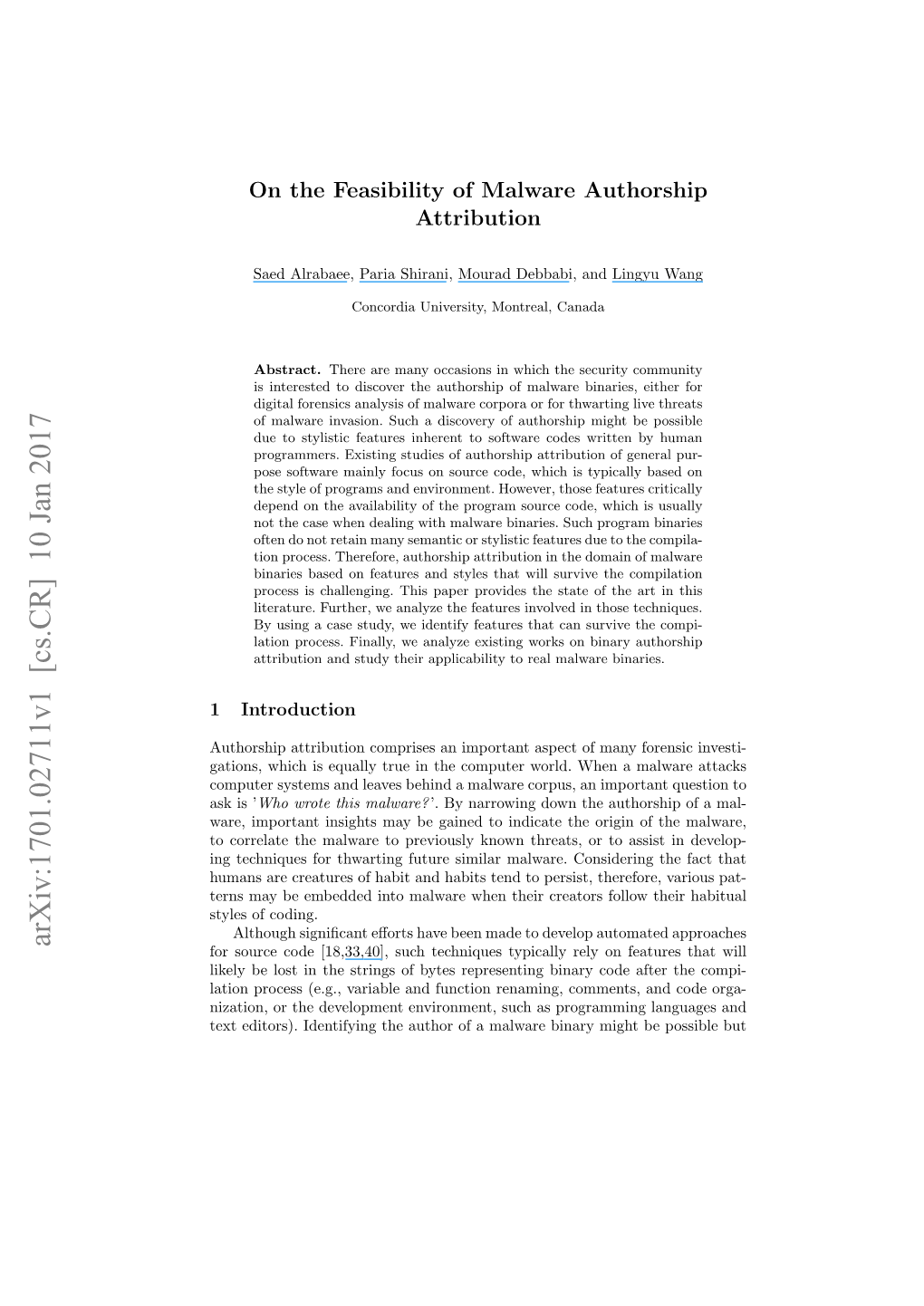 Arxiv:1701.02711V1 [Cs.CR] 10 Jan 2017