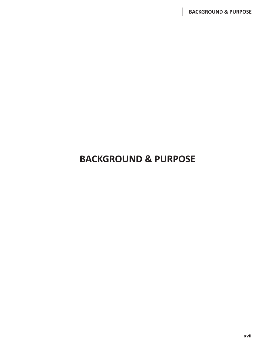 Background & Purpose