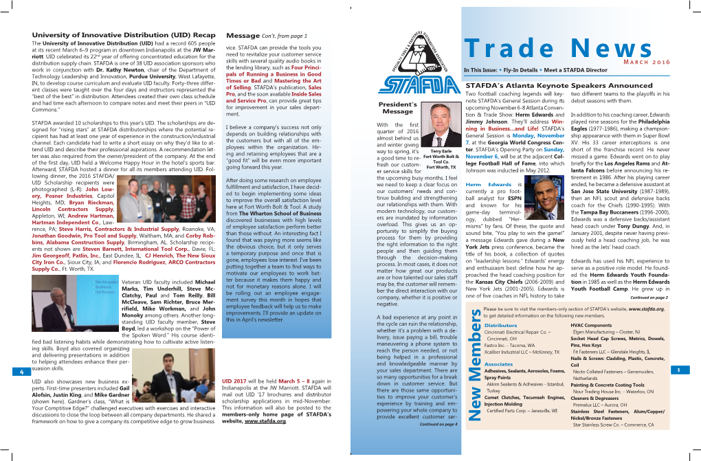 Trade News Work in Conjunction with Dr