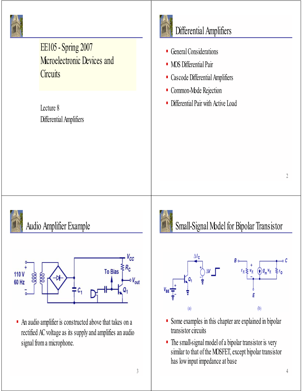 Differential Amplifiers