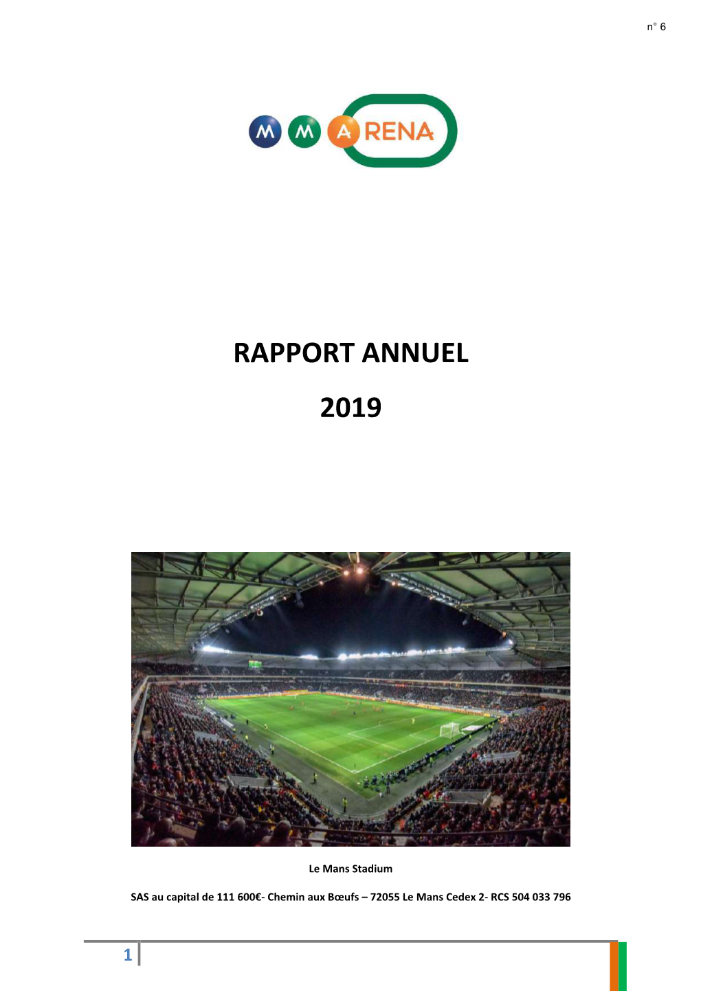 Rapport Annuel 2019