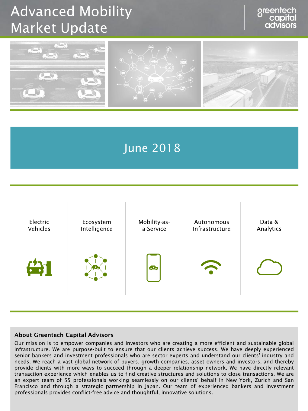 June 2018 Advanced Mobility Monthly Update