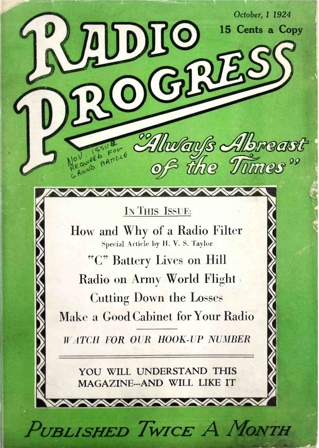 PUBLISHED TWICE a MONTH Pá Á°A Î Î Ì Î Î Î to Radio Dealers Î Îi and Î Î I Manufacturers I