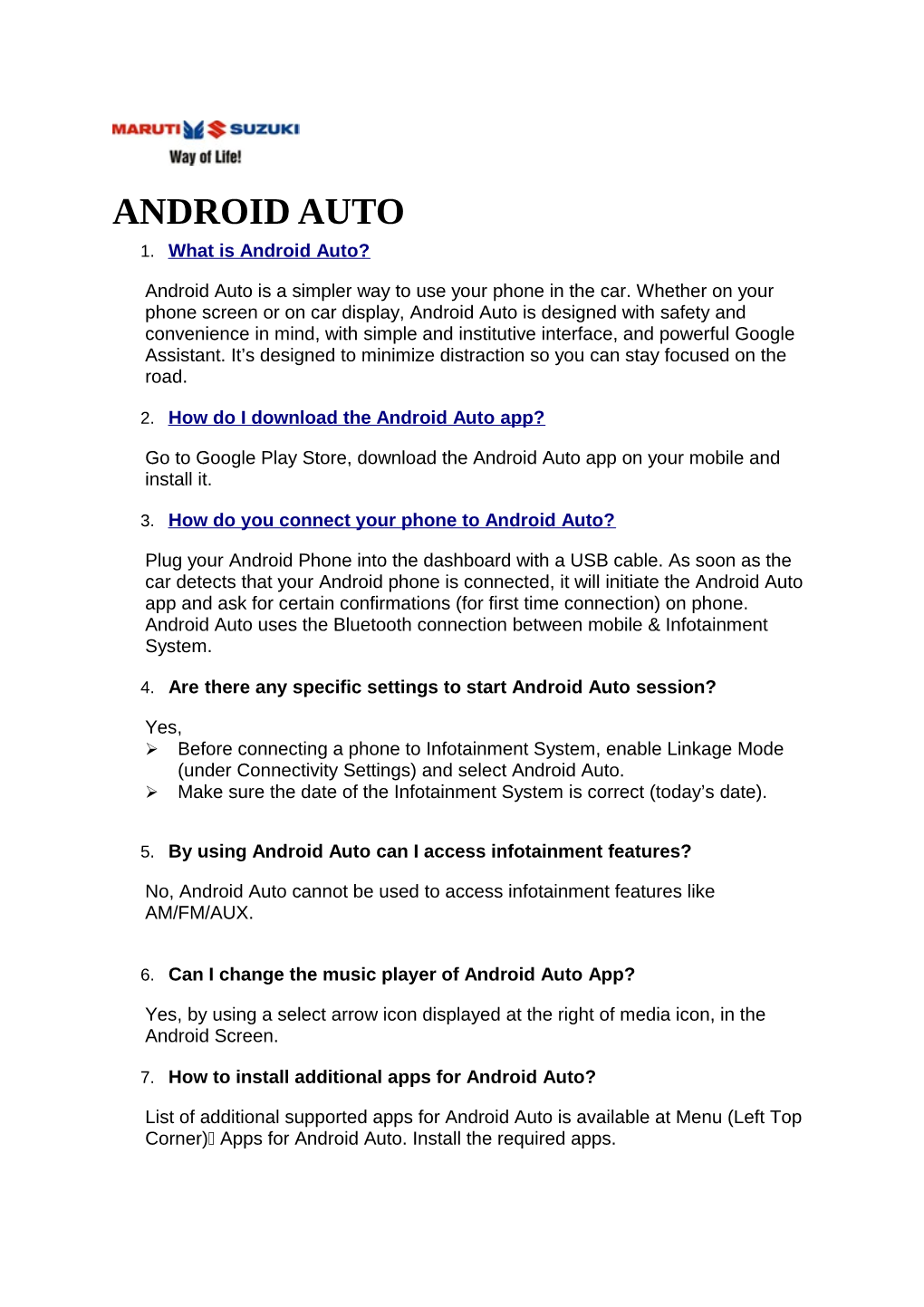 Android Auto 1