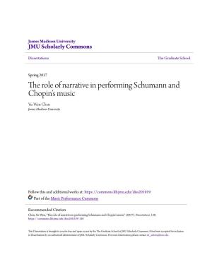 The Role of Narrative in Performing Schumann and Chopin's Music