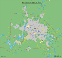 Wasserkarte Großraum Berlin