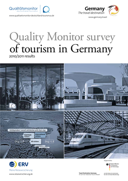 Quality Monitor Survey of Tourism in Germany 2010/2011 Results