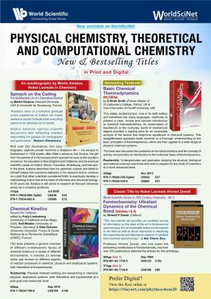 PHYSICAL CHEMISTRY, THEORETICAL and COMPUTATIONAL CHEMISTRY New & Bestselling Titles