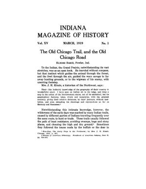 INDIANA MAGAZINE of HISTORY Vol