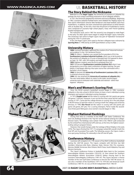 Section VI: Basketball History