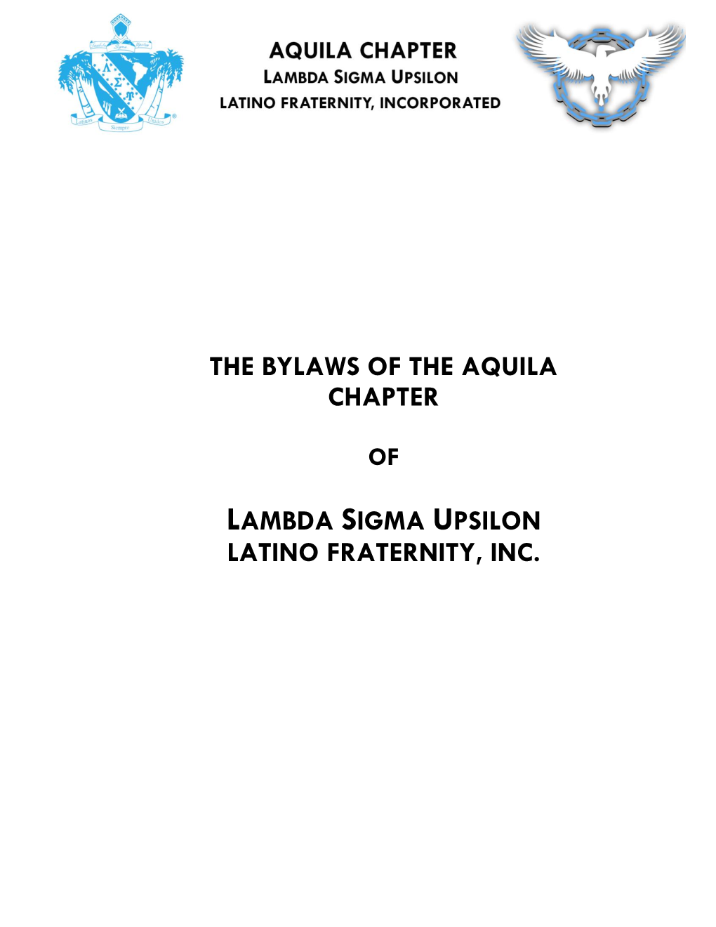 Lambda Sigma Upsilon Latino Fraternity, Inc