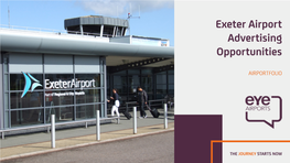 Exeter Airport Advertising Opportunities