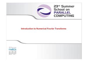 Parallel Fast Fourier Transform Transforms