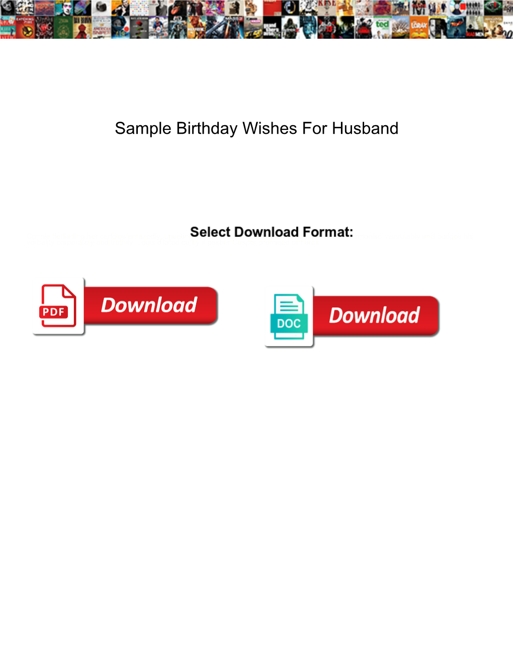 Sample Birthday Wishes for Husband