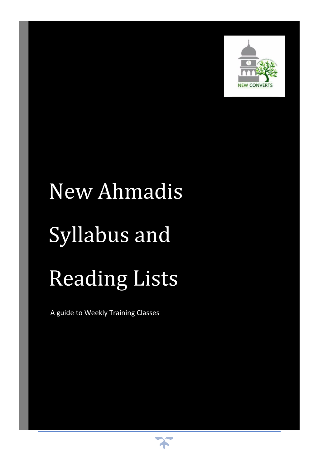 New Ahmadis Syllabus and Reading Lists