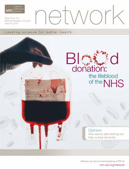 Donation: the Lifeblood of the NHS