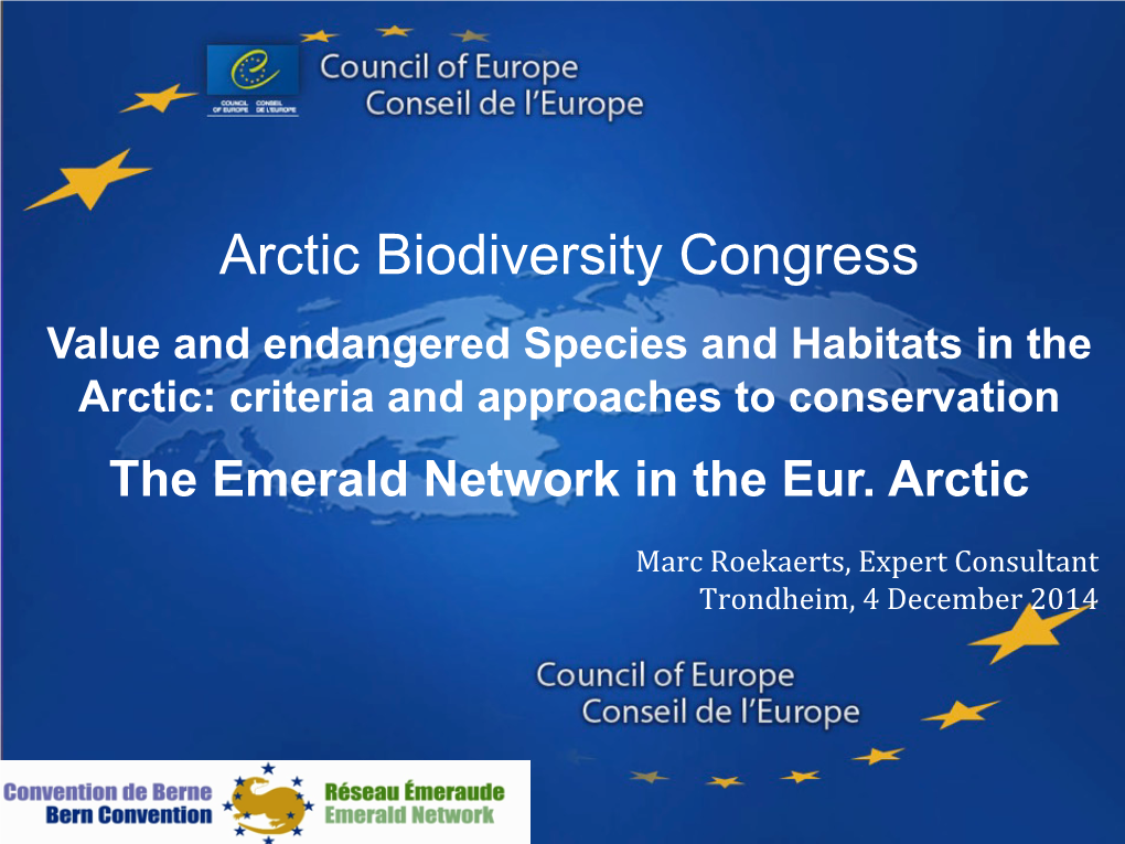 Arctic Biodiversity Congress