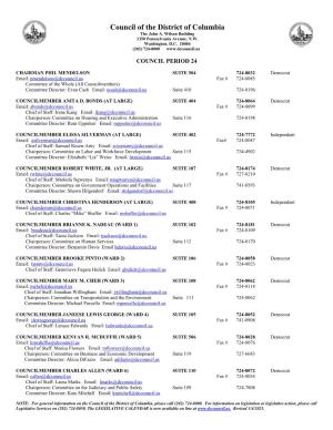 Summary Council Directory