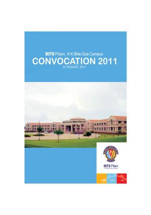 Convocation Brochure 2011