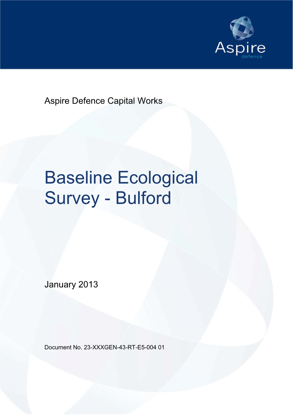 Baseline Ecological Survey, Bulford