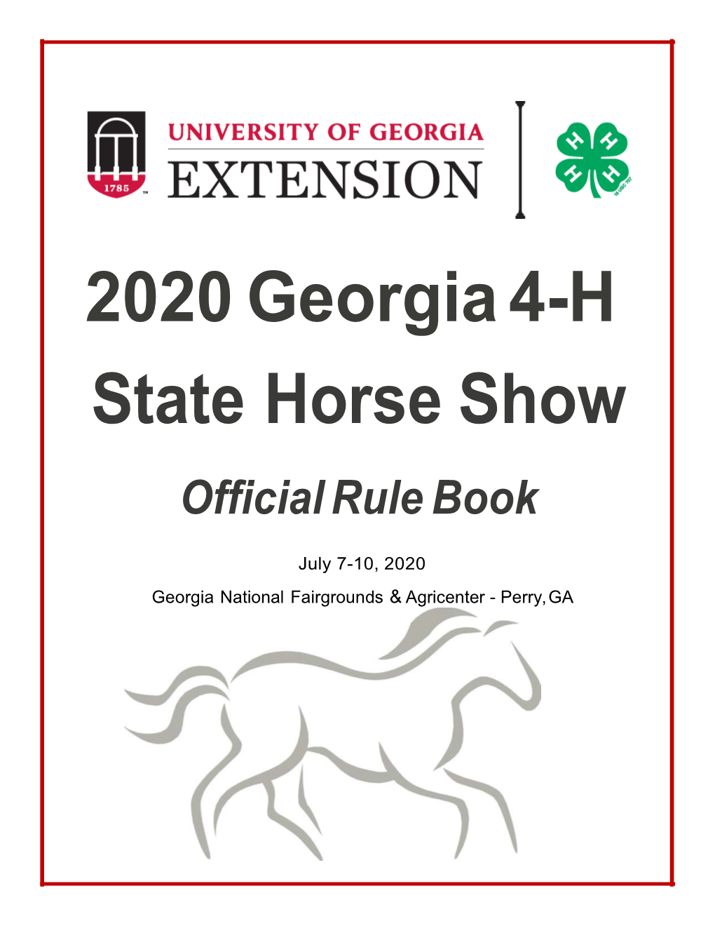 Horse Show Rules and Regulations