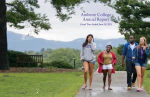 Amherst College Annual Report Fiscal Year Ended June 30, 2011