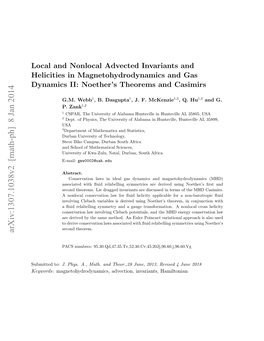 Local and Nonlocal Advected Invariants and Helicities in MHD and Gas Dynamics I: Lie Dragging Approach, J