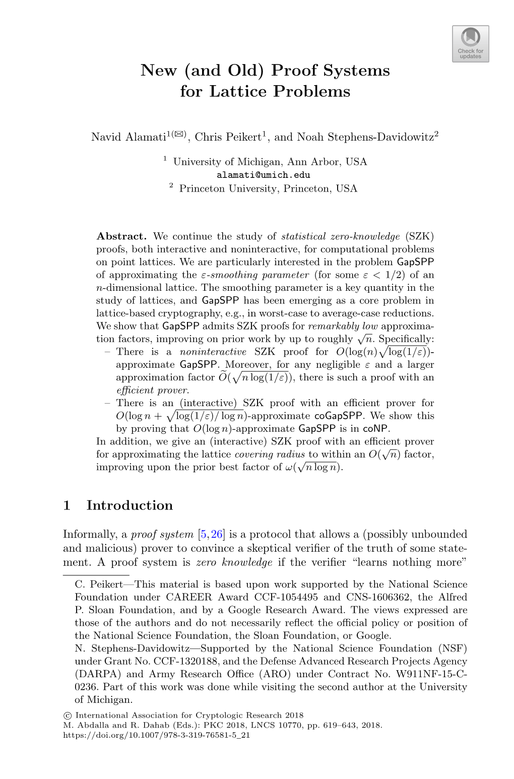 New (And Old) Proof Systems for Lattice Problems