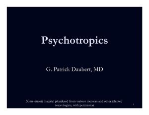 Daubert Psychotropics Revised