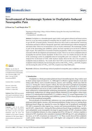 Involvement of Serotonergic System in Oxaliplatin-Induced Neuropathic Pain