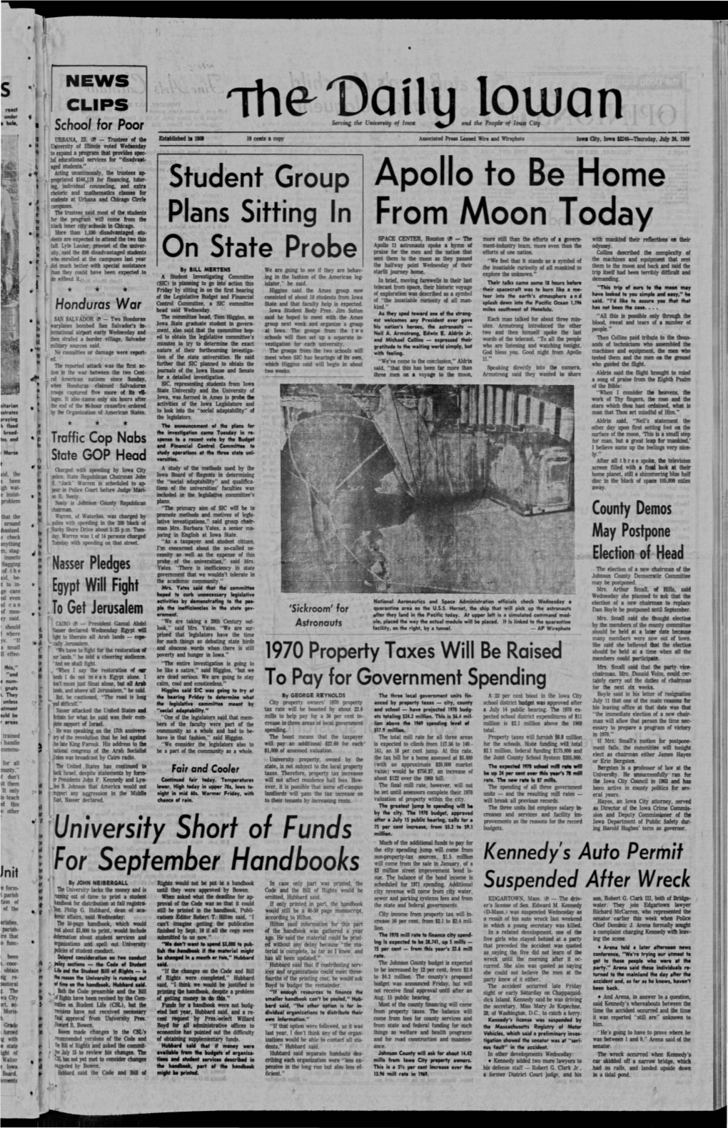 Daily Iowan (Iowa City, Iowa), 1969-07-24