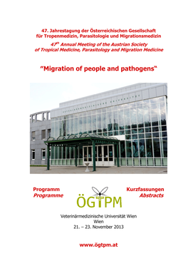 ʺmigration of People and Pathogens“