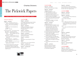 The Pickwick Papers 2 They Think They Are All More Page 26 – Activity 1 Important Than the Others