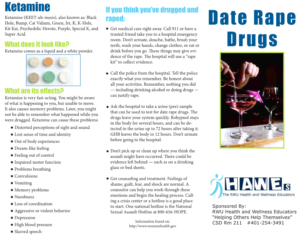 Date Rape Drugs