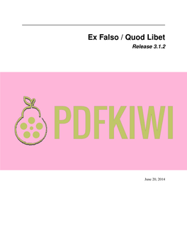 Ex Falso / Quod Libet Release 3.1.2