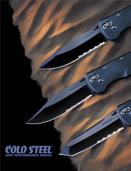 Cold Steel 2002 Catalog