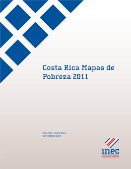Costa Rica Mapas De Pobreza 2011