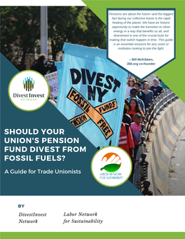 Should Your Union's Pension Fund Divest from Fossil Fuels?
