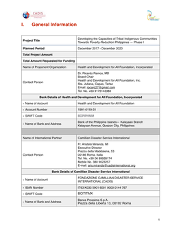 Food Security & Health Project Proposal in Page