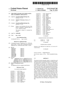 (12) United States Patent (10) Patent No.: US 9,314.417 B2 Perricone (45) Date of Patent: *Apr