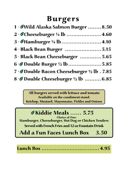 1 - Wild Alaska Salmon Burger