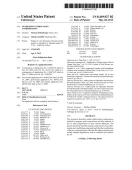 (12) United States Patent (10) Patent No.: US 8.449,927 B2 Eidenberger (45) Date of Patent: May 28, 2013