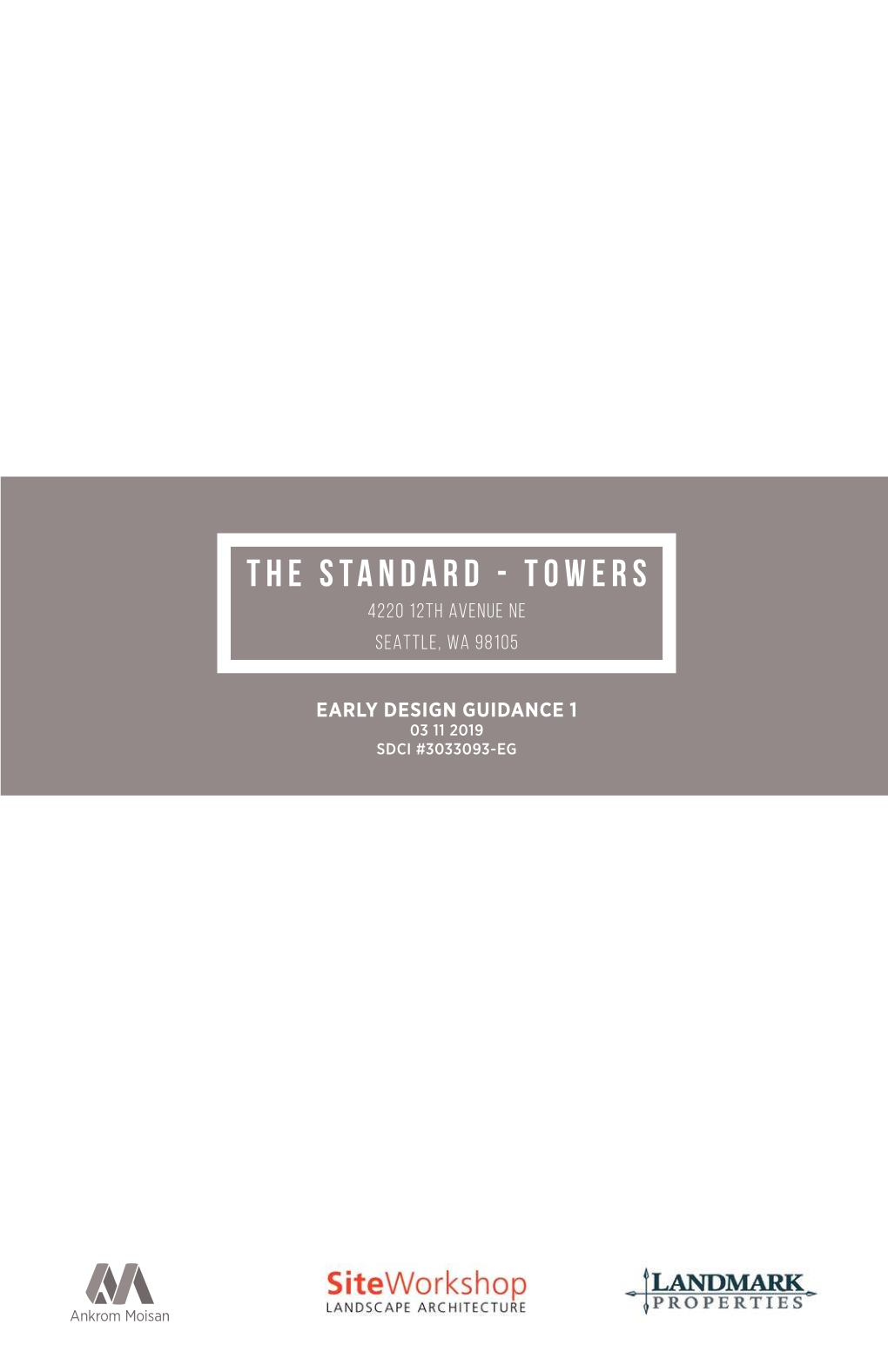 The Standard - Towers 4220 12Th Avenue Ne Seattle, Wa 98105