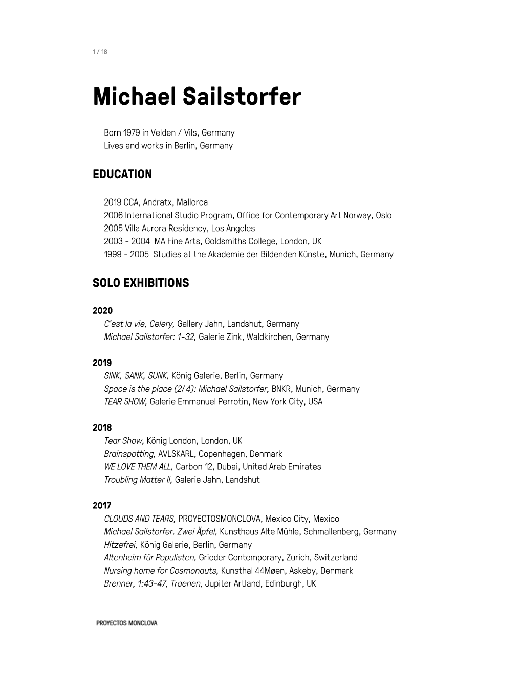 Michael Sailstorfer