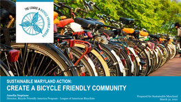 Create a Bicycle Friendly Community