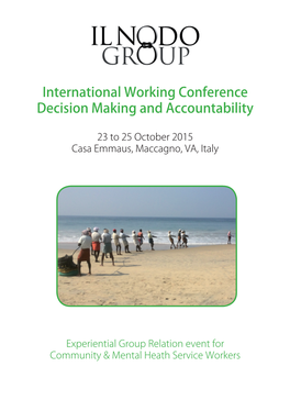 International Working Conference Decision Making and Accountability
