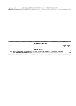 Provincial Gazette for Mpumalanga No 1724 of 30-Sep-2009, Volume 16