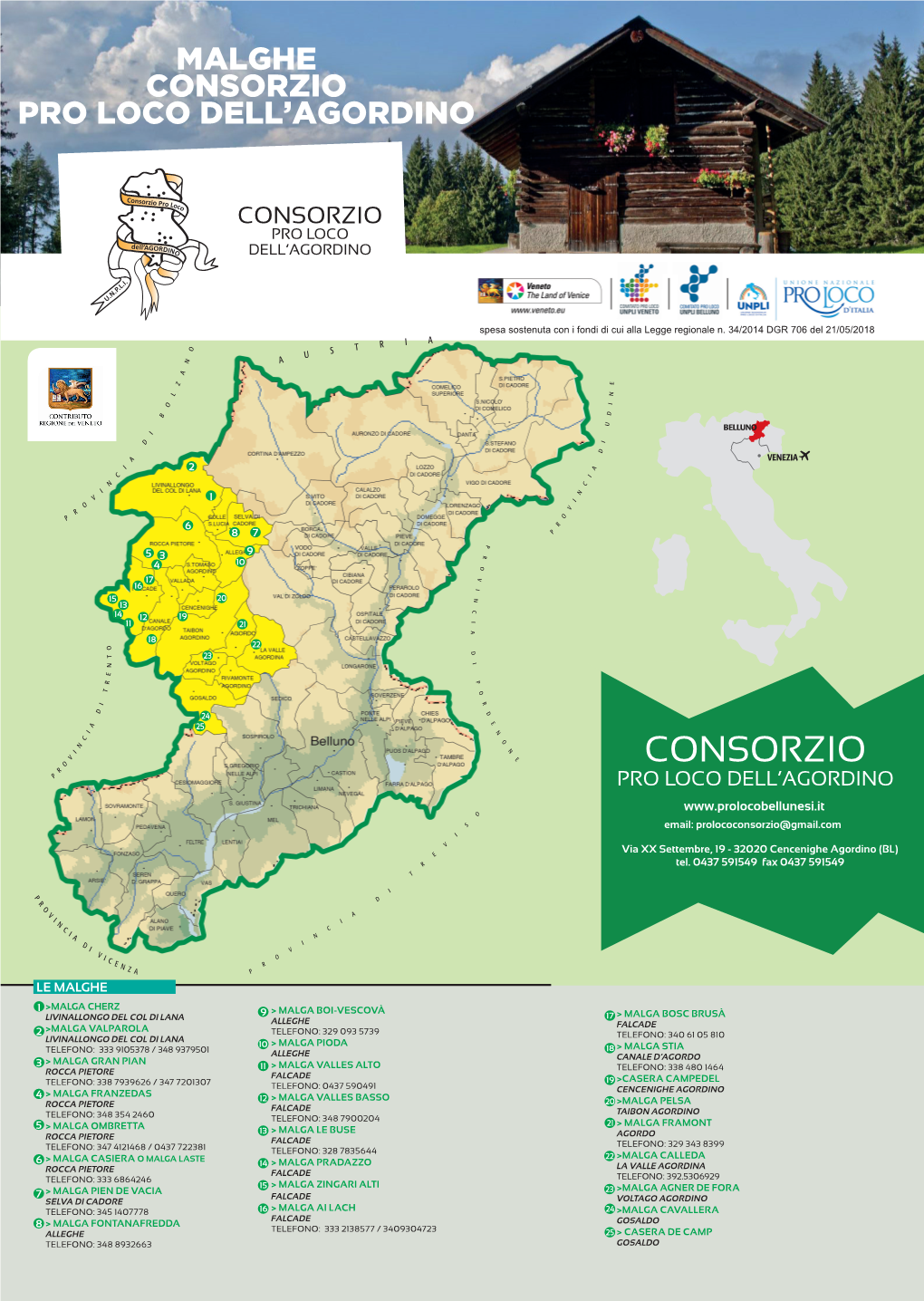 Malghe Consorzio Pro Loco Dell'agordino