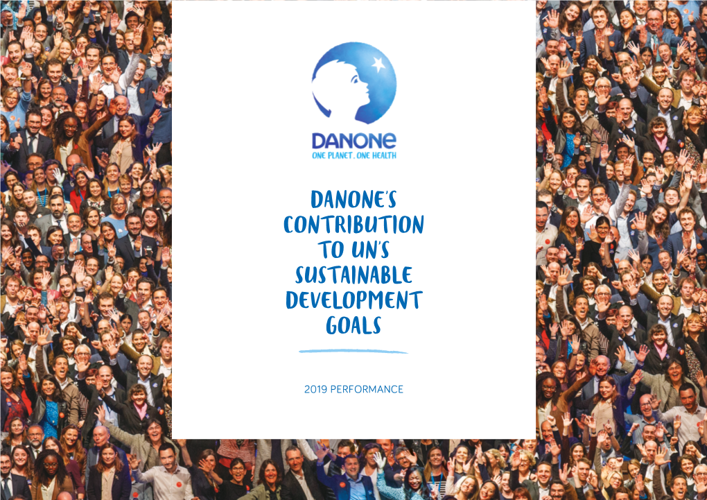 Danone's Contribution to Un's Sustainable Development